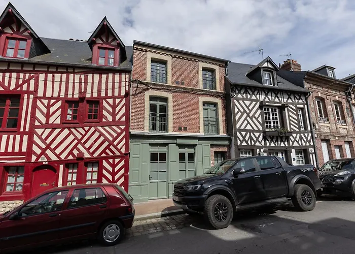 公寓 L'escale Du Vieux Port - 1st Floor - Airco 翁弗勒尔